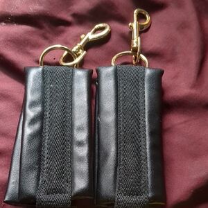 Black and Gold Bondage Wrist Restraints